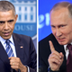 President Barack Obama; Russian President Vladimir Putin. President Obama on Dec. 29, 2016, issued sanctions against Russia and ordered suspected spies expelled for what he said was Russian interference in the 2016 U.S. presidential election.
SAUL LOEB/AFP/Getty Images; NATALIA KOLESNIKOVA/AFP/Getty Images